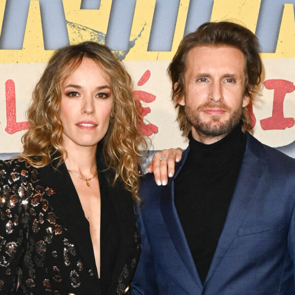 Elodie Fontan et son compagnon Philippe Lacheau - Avant-première du film "Super-héros malgré lui" au cinéma Le Grand Rex à Paris © Coadic Guirec/Bestimage