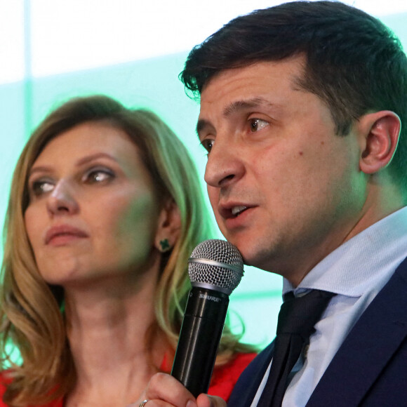 Le président ukrainien, Volodymyr Zelensky et sa femme la première dame, Olena Zelenska le 31 mai 2019