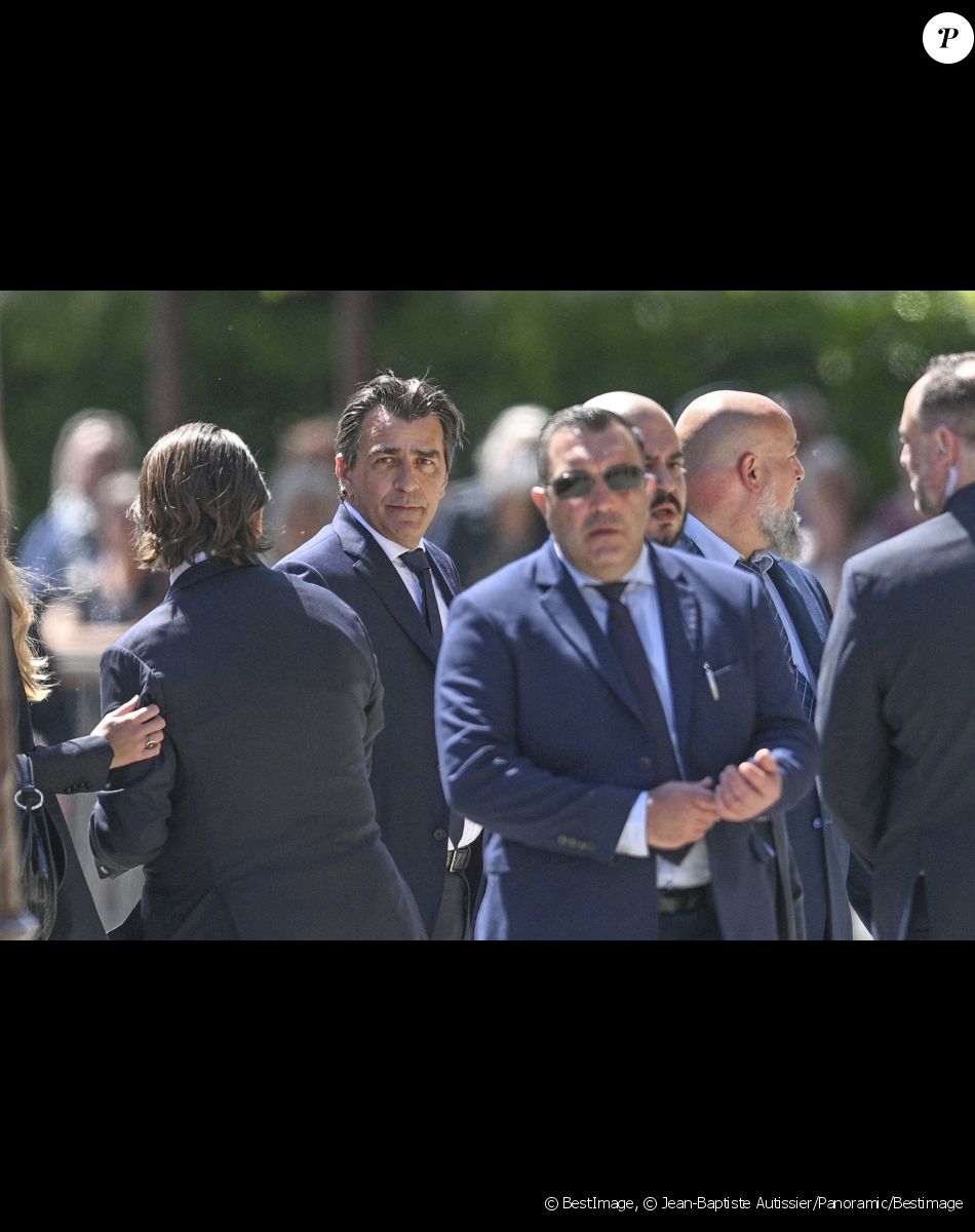 Le chef Yannick Alléno - Obsèques d'Antoine Alléno (fils du chef cuisinier français, trois étoiles au Guide Michelin Yannick Alléno) en la collégiale Notre-Dame de Poissy, France, le 13 mai 2022. © Jean-Baptiste Autissier/Panoramic/Bestimage