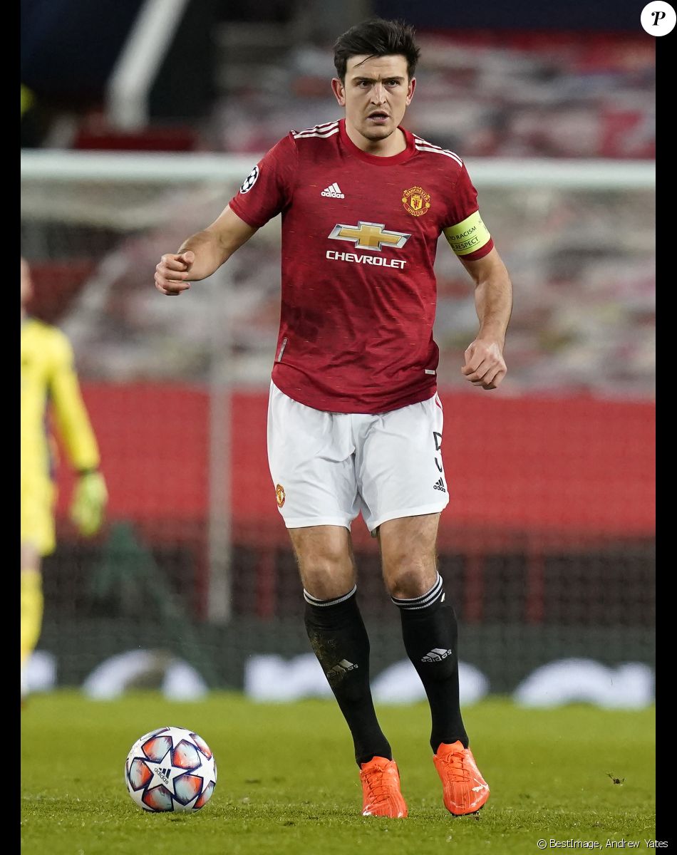 Harry Maguire - Match de football en ligue des Champions (Champions League) Paris SG contre Manchester United (3-1) à Manchester. (Credit Image: © Andrew Yates/Sportimage/Cal Sport Media)