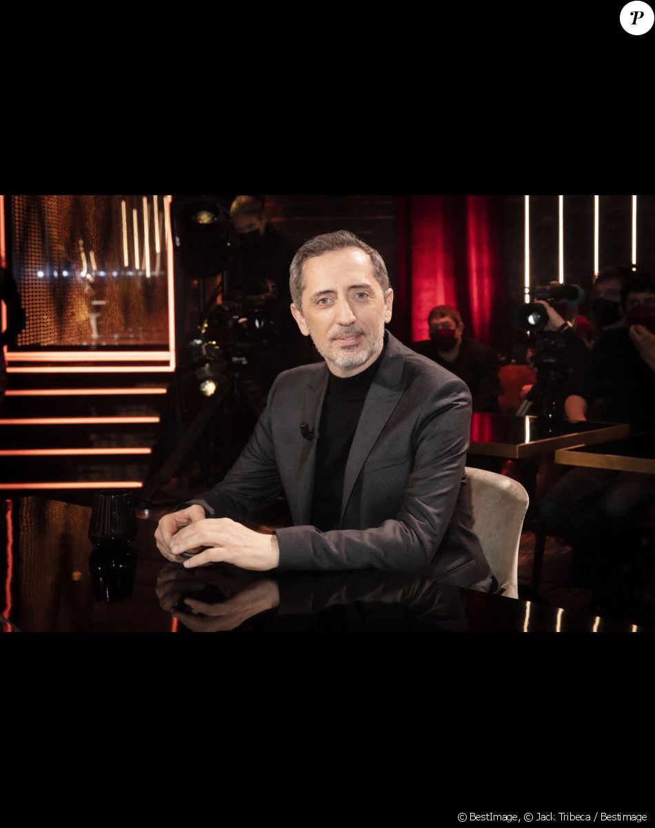 Exclusif - Gad Elmaleh - Sur le plateau de l'émission On Est En Direct (OEED) du samedi 29/01/2022, présentée par L.Salamé et L.Ruquier et diffusée en direct sur France 2 - Paris 29/01/2022 - © Jack Tribeca / Bestimage