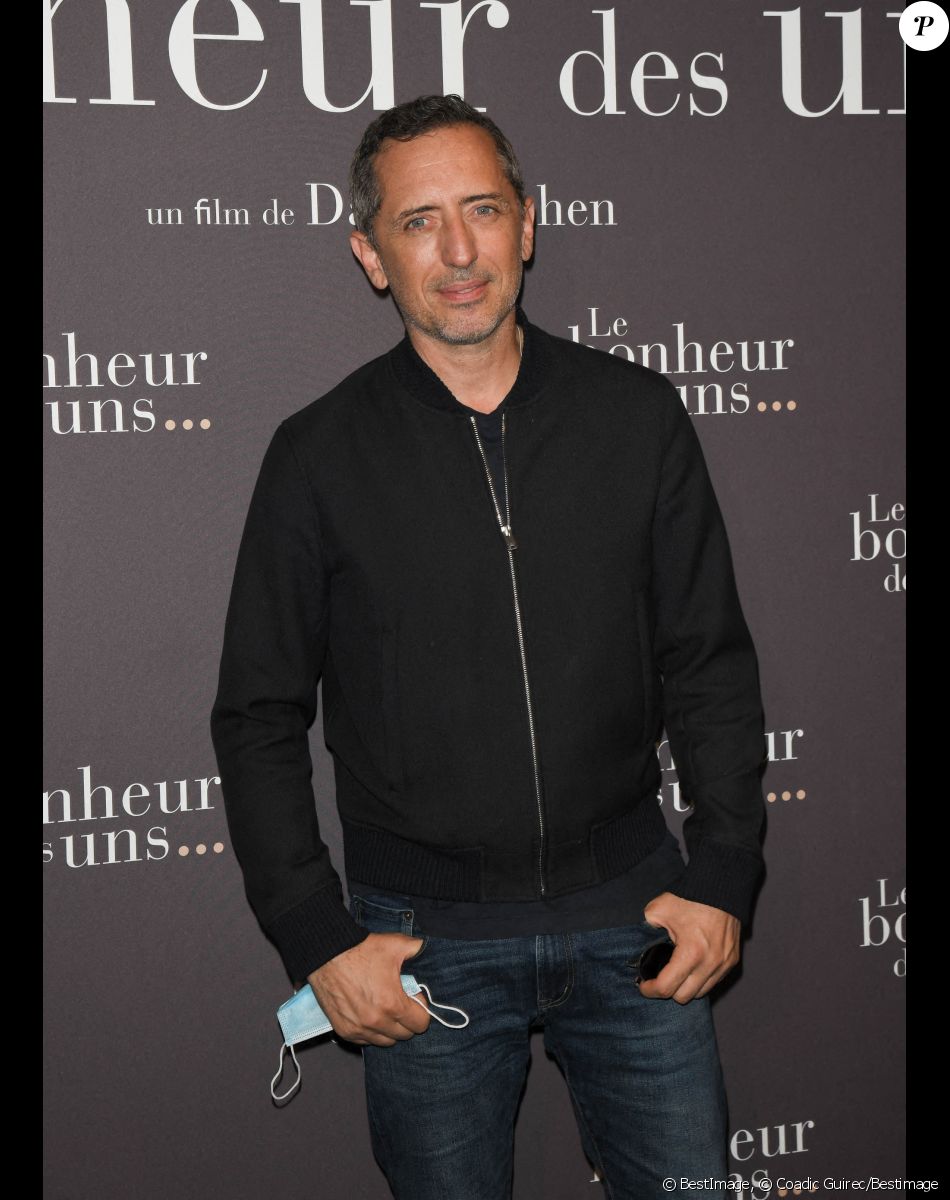 Gad Elmaleh - Avant-première du film "Le Bonheur des uns..." au cinéma Pathé Opéra Premier à Paris, le 8 septembre 2020. © Coadic Guirec/Bestimage