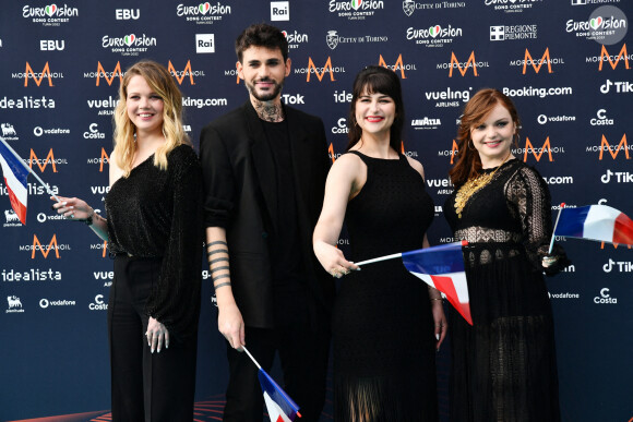 France : Alvan & Ahez au photocall de "l'Eurovision 2022" à Turin, le 8 mai 2022.