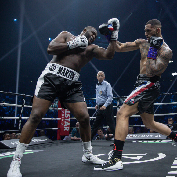 Combat de boxe opposant le français Tony Yoka au congolais Martin Bakula à l'AccorHotels Arena à Paris, France, le 14 mai 2022. Tony Yoka a été battu aux points. © Aurelien Morissard/Panoramic/Bestimage 