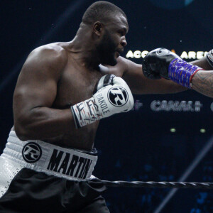 Combat de boxe opposant le français Tony Yoka au congolais Martin Bakula à l'AccorHotels Arena à Paris, France, le 14 mai 2022. Tony Yoka a été battu aux points. © Aurelien Morissard/Panoramic/Bestimage 