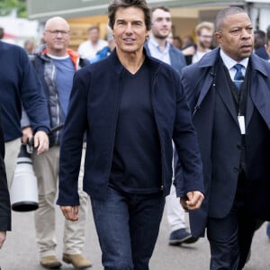 Tom Cruise assiste au Royal Windsor Horse Show, maruqnat le jubilé de platine de la reine d'Angleterre, le 15 mai 2022. L'acteur assure en parallèle la promotion du film "Top Gun: Maverick". 