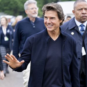 Tom Cruise assiste au Royal Windsor Horse Show, maruqnat le jubilé de platine de la reine d'Angleterre, le 15 mai 2022. L'acteur assure en parallèle la promotion du film "Top Gun: Maverick". 