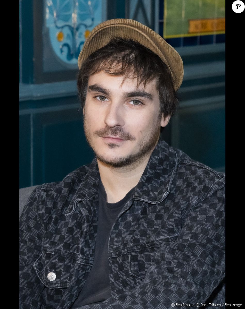Exclusif - Gauvain Sers lors de l'enregistrement de l'émission "Olympiascope" à Paris, présentée par B.Montiel et diffusée le 17 mai sur Olympia TV, une chaîne du groupe Canal+ et en replay sur myCANAL. © Jack Tribeca / Bestimage