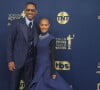 Will Smith et Jada Pinkett Smith - 28ème cérémonie annuelle des "Screen Actors Guild Awards" ("SAG Awards") à Santa Monica le 27 février 2022. 