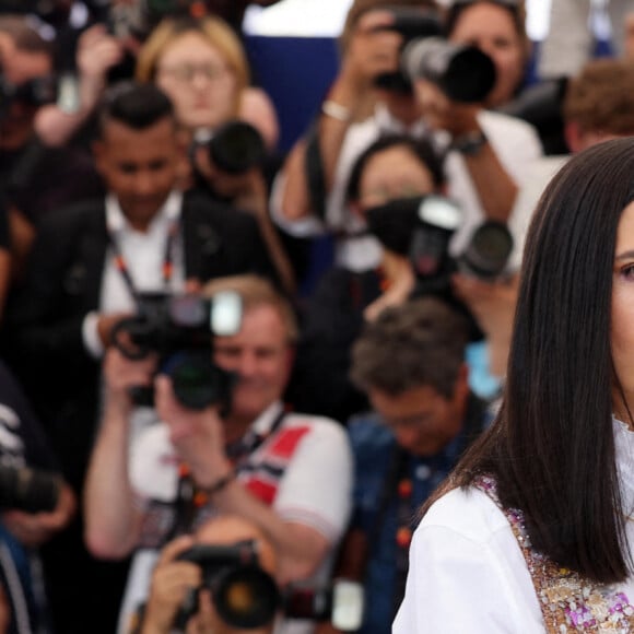 Jennifer Connelly au photocall de "Top Gun: Maverick " lors du 75ème Festival International du Film de Cannes, le 18 mai 2022. © Dominique Jacovides / Bestimage 