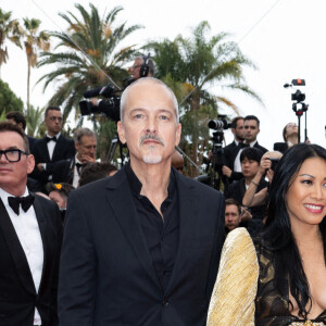 Christian Kretschmar et Anggun - Montée des marches du film " Top Gun : Maverick " lors du 75ème Festival International du Film de Cannes. Le 18 mai 2022 © Olivier Borde / Bestimage 