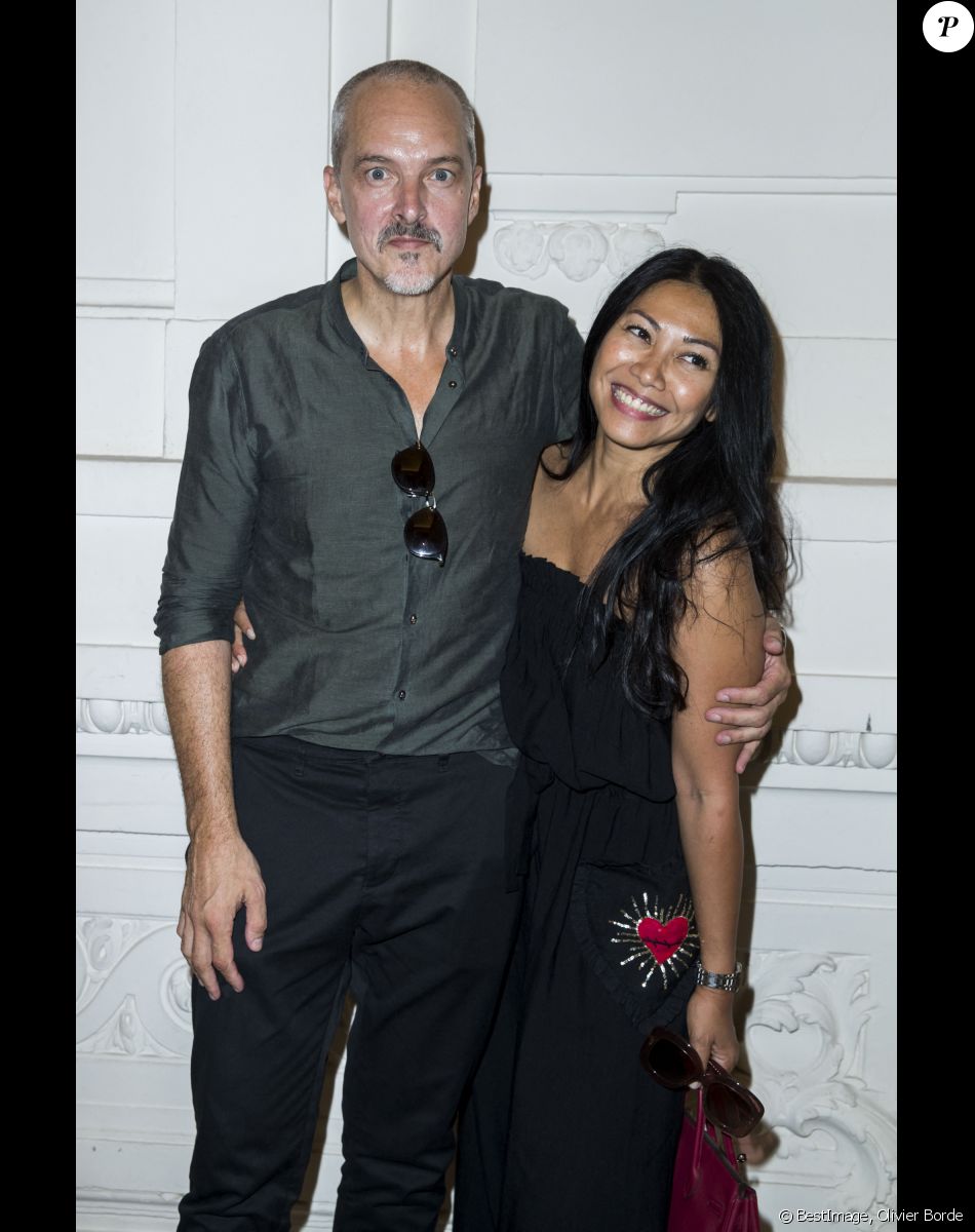 Anggun et son compagnon Christian Kretschmar - People au défilé de mode "Jean Paul Gaultier", collection Haute-Couture automne-hiver 2018/2019, à Paris. Le 4 juillet 2018 © Olivier Borde / Bestimage
