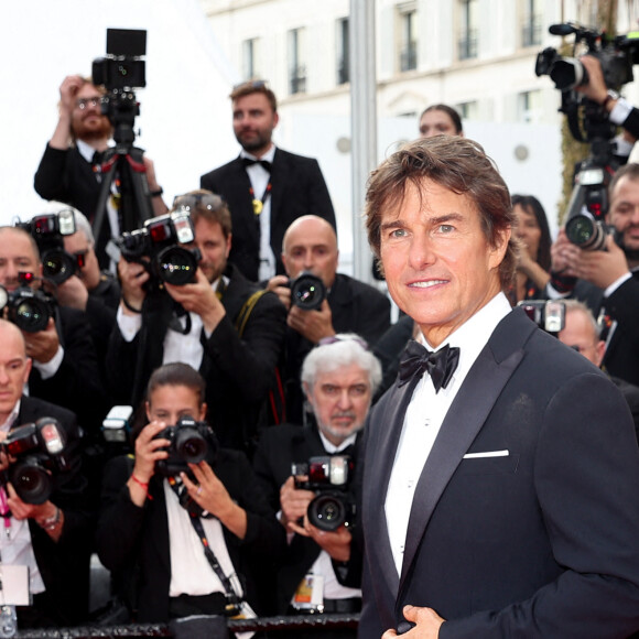 Tom Cruise - Montée des marches du film " Top Gun : Maverick " lors du 75ème Festival International du Film de Cannes. Le 18 mai 2022 © Cyril Moreau / Bestimage 