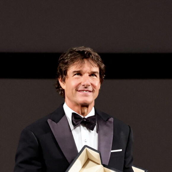 Remise de la palme d'honneur à Tom Cruise lors du 75ème Festival International du Film de Cannes. Le 18 mai 2022 © Dominique Jacovides / Bestimage 