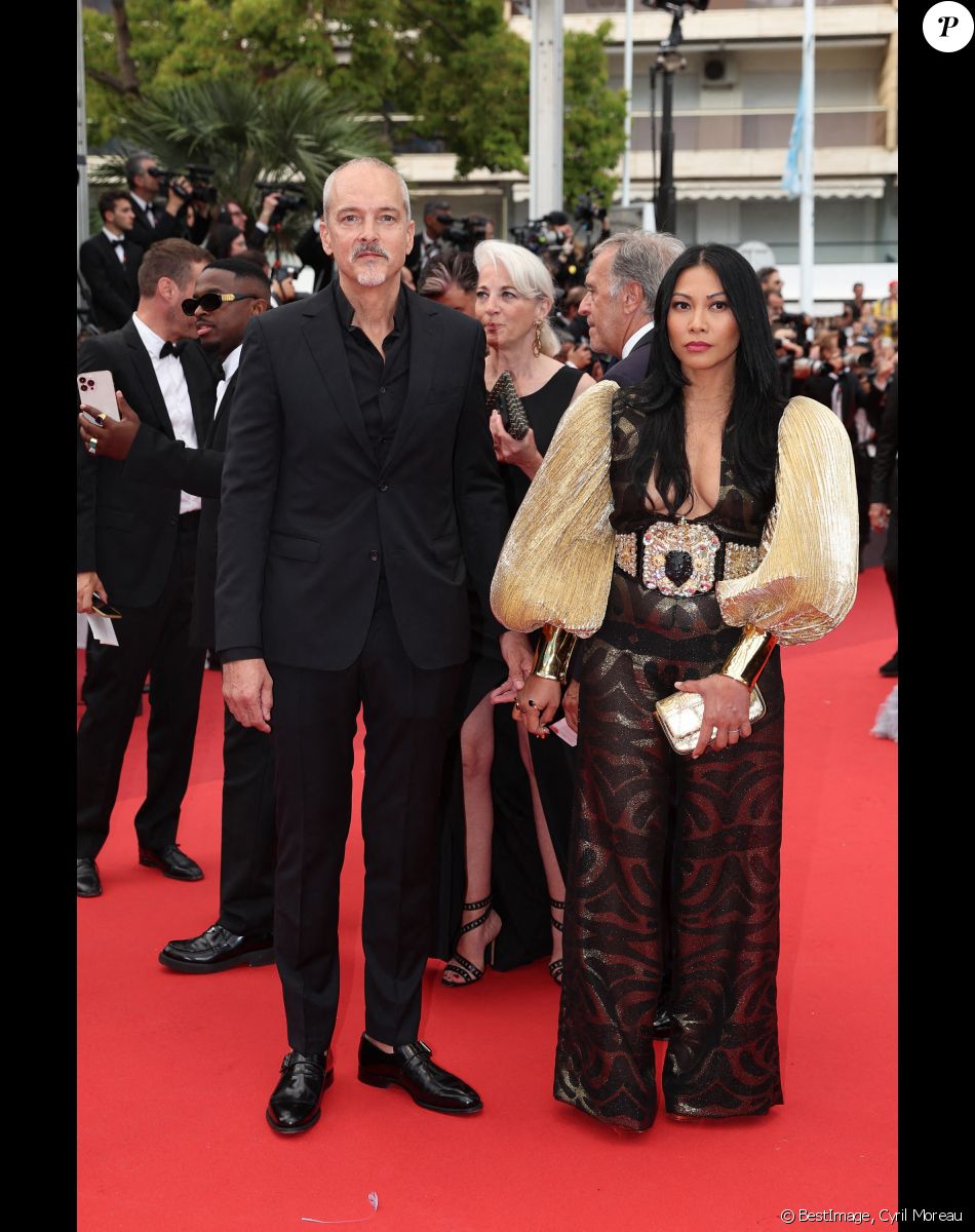 Anggun et son mari Christian Kretschmar - Montée des marches du film " Top Gun : Maverick " lors du 75ème Festival International du Film de Cannes. Le 18 mai 2022 © Cyril Moreau / Bestimage