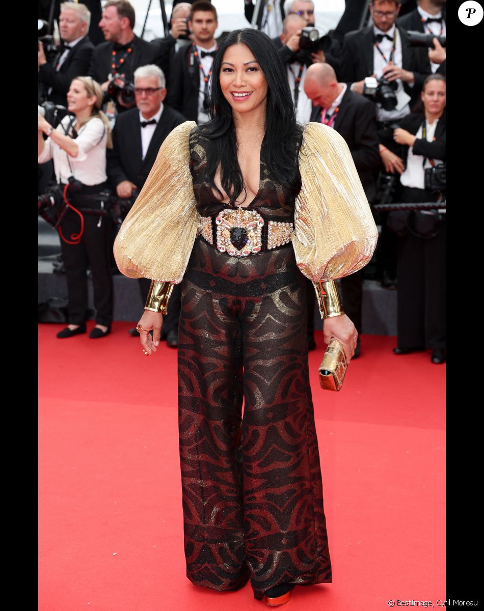 Anggun - Montée des marches du film " Top Gun : Maverick " lors du 75ème Festival International du Film de Cannes. Le 18 mai 2022 © Cyril Moreau / Bestimage