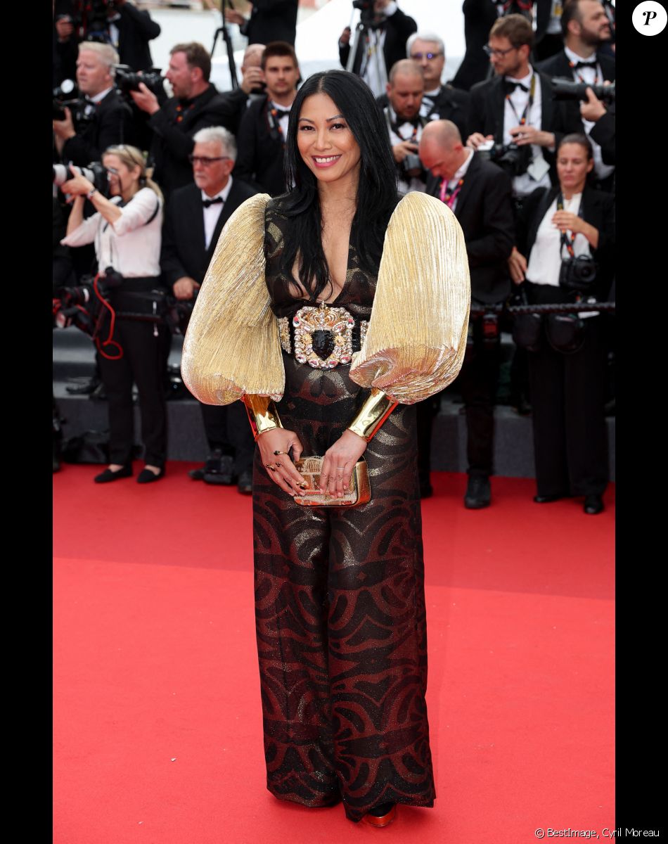 Anggun - Montée des marches du film " Top Gun : Maverick " lors du 75ème Festival International du Film de Cannes. Le 18 mai 2022 © Cyril Moreau / Bestimage