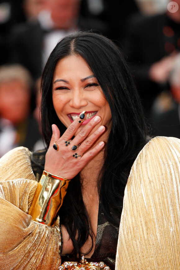 Anggun - Montée des marches du film " Top Gun : Maverick " lors du 75ème Festival International du Film de Cannes. Le 18 mai 2022 © Cyril Moreau / Bestimage 