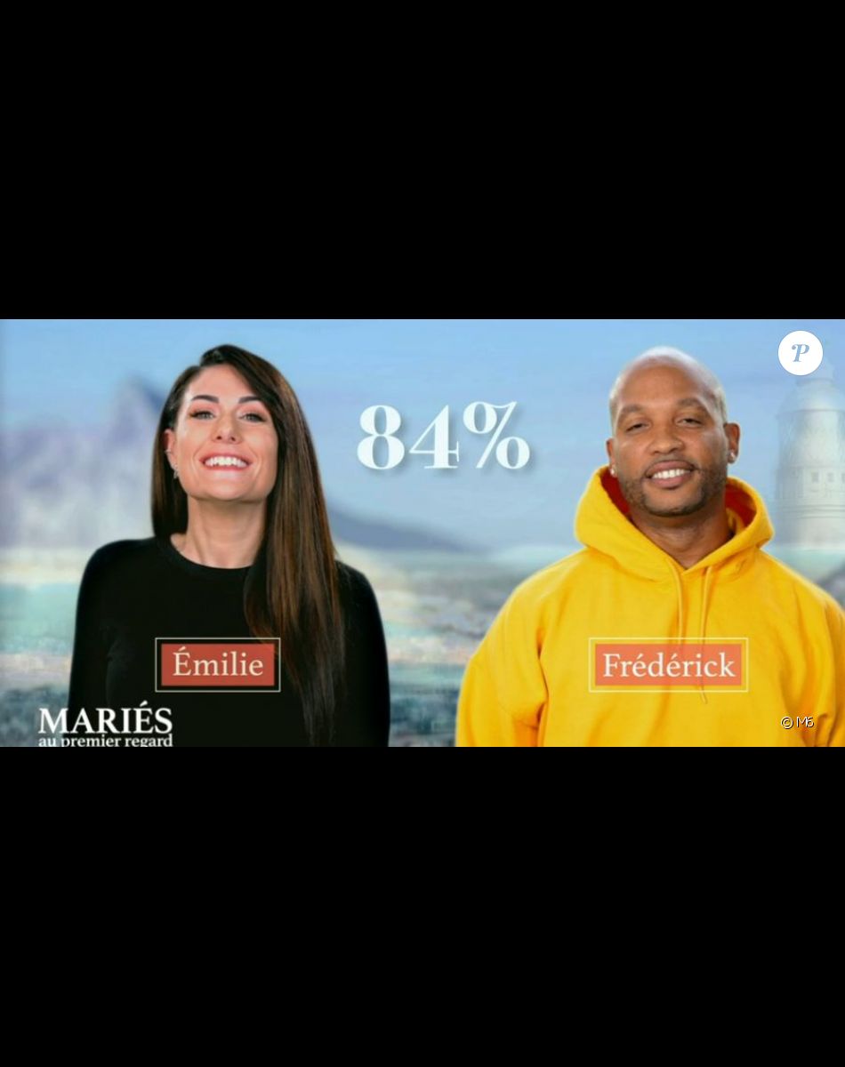 Emilie et Frédérick dans "Mariés au premier regard 2022", le 16 mai, sur M6
