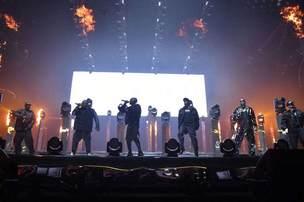 Photo Exclusif Les Membres Du Groupe De Hip Hop Français Sexion D Assaut Gims Black M