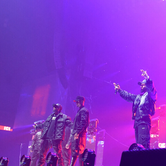 Exclusif - Les membres du groupe de hip-hop français Sexion d'assaut, Gims, Black M, Lefa, Maska, Barack Adama, JR O Crom et Doomams, lors de leur tournée évènement "Le retour des rois !" à Paris La Défense Arena de Nanterre, France, le 14 mai 2022. Le Groupe mythique SEXION d'ASSAUT a triomphé hier soir et aujourd'hui à PARIS, 10ans après ! Deux Concerts évènements dans une Salle PARIS LA DEFENSE ARENA à la hauteur de ce RETOUR DES ROIS tant attendu ! Gims, Lefa, Black M, Maska, Barack Adama, Doomams et JR O Crom donnent rendez-vous à leur public dans les plus grandes salles de France jusqu'à la fin de l'été !. © Veeren/Bestimage 