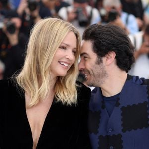 Virginie Efira, Tahar Rahim au photocall de "Don Juan" lors du 75e Festival International du Film de Cannes © Dominique Jacovides/Bestimage 