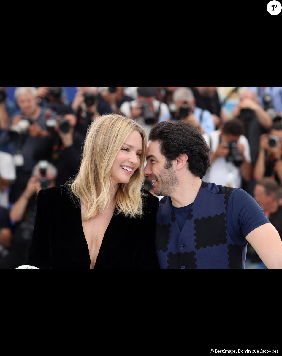 Virginie Efira, Tahar Rahim au photocall de "Don Juan" lors du 75e Festival International du Film de Cannes © Dominique Jacovides/Bestimage