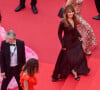 Carla Bruni-Sarkozy - Montée des marches du film "Les Amandiers" lors du 75e Festival de Cannes. Le 22 mai 2022. © Giancarlo Gorassini / Bestimage