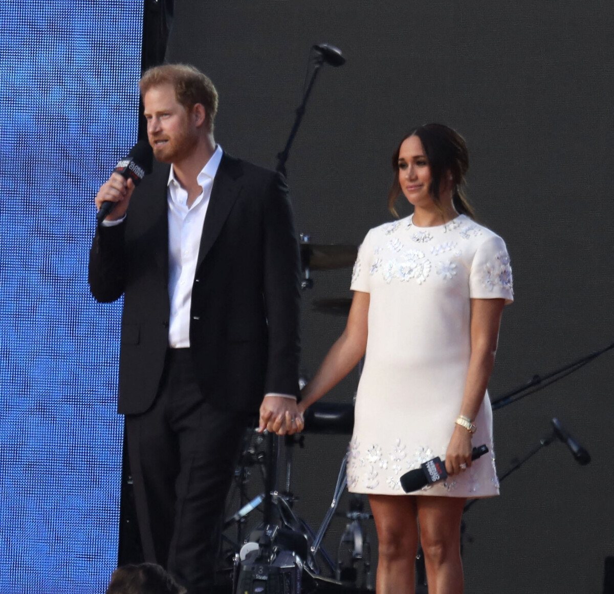 Vidéo : Le prince Harry et Meghan Markle - Concert Global Citizens 2021