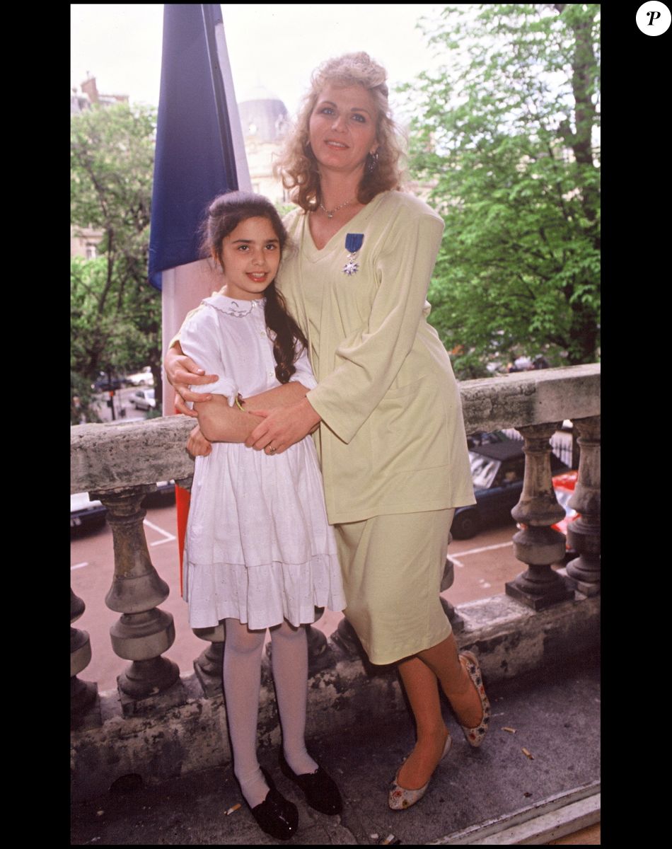 Jeane Manson et sa fille Shirel en 1988.