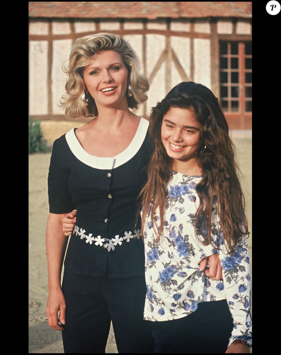 Jeane Manson et sa fille Shirel en 1990.