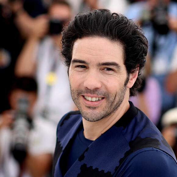 Tahar Rahim au photocall de "Don Juan" lors du 75ème Festival International du Film de Cannes, le 22 mai 2022. © Dominique Jacovides/Bestimage 