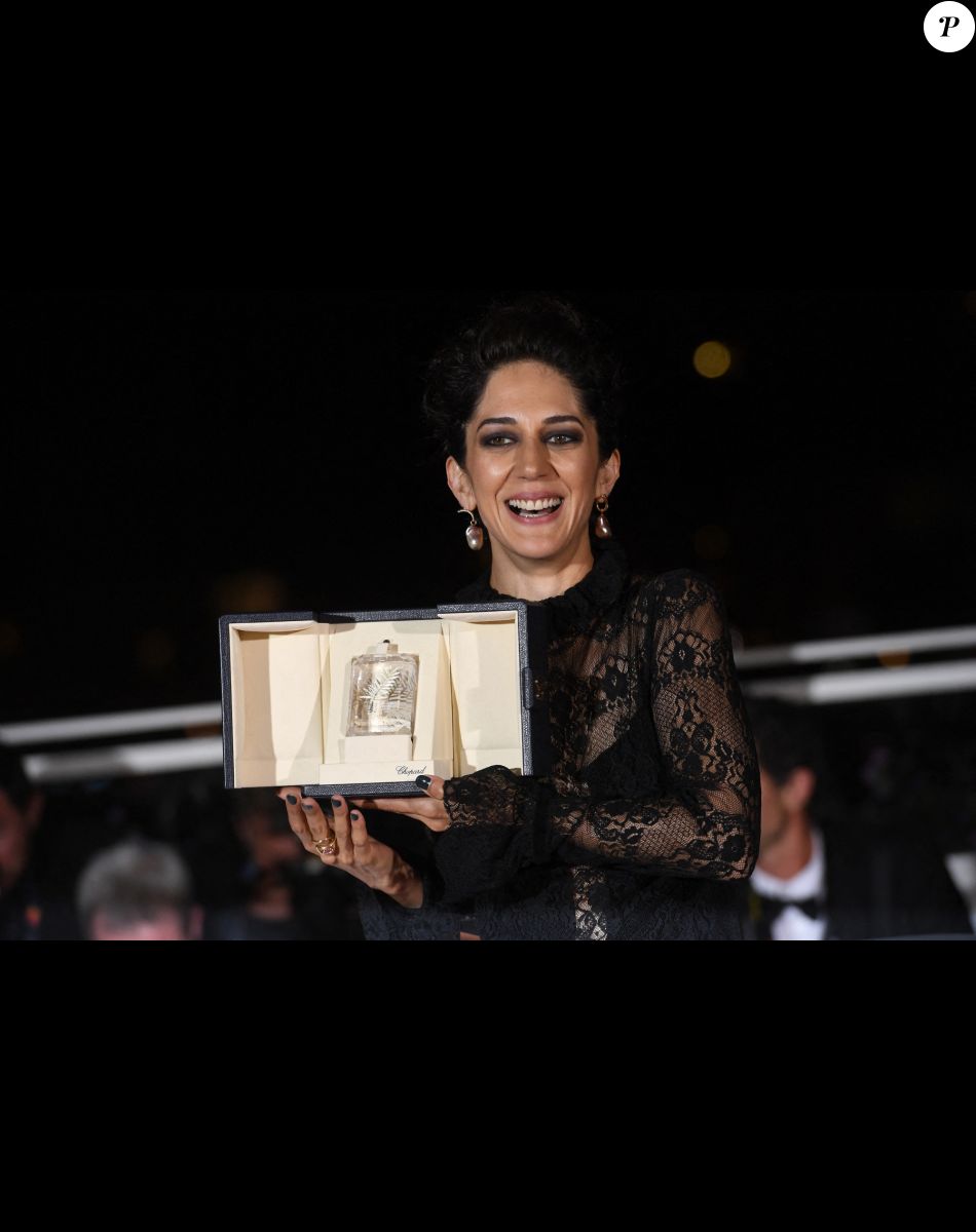 Zar Amir Ebrahimi (Prix d'interprétation féminine pour " Les Nuits de Mashhad ") - Photocall de la remise des palmes lors de la cérémonie de clôture du 75ème Festival International du Film de Cannes. Le 28 mai 2022