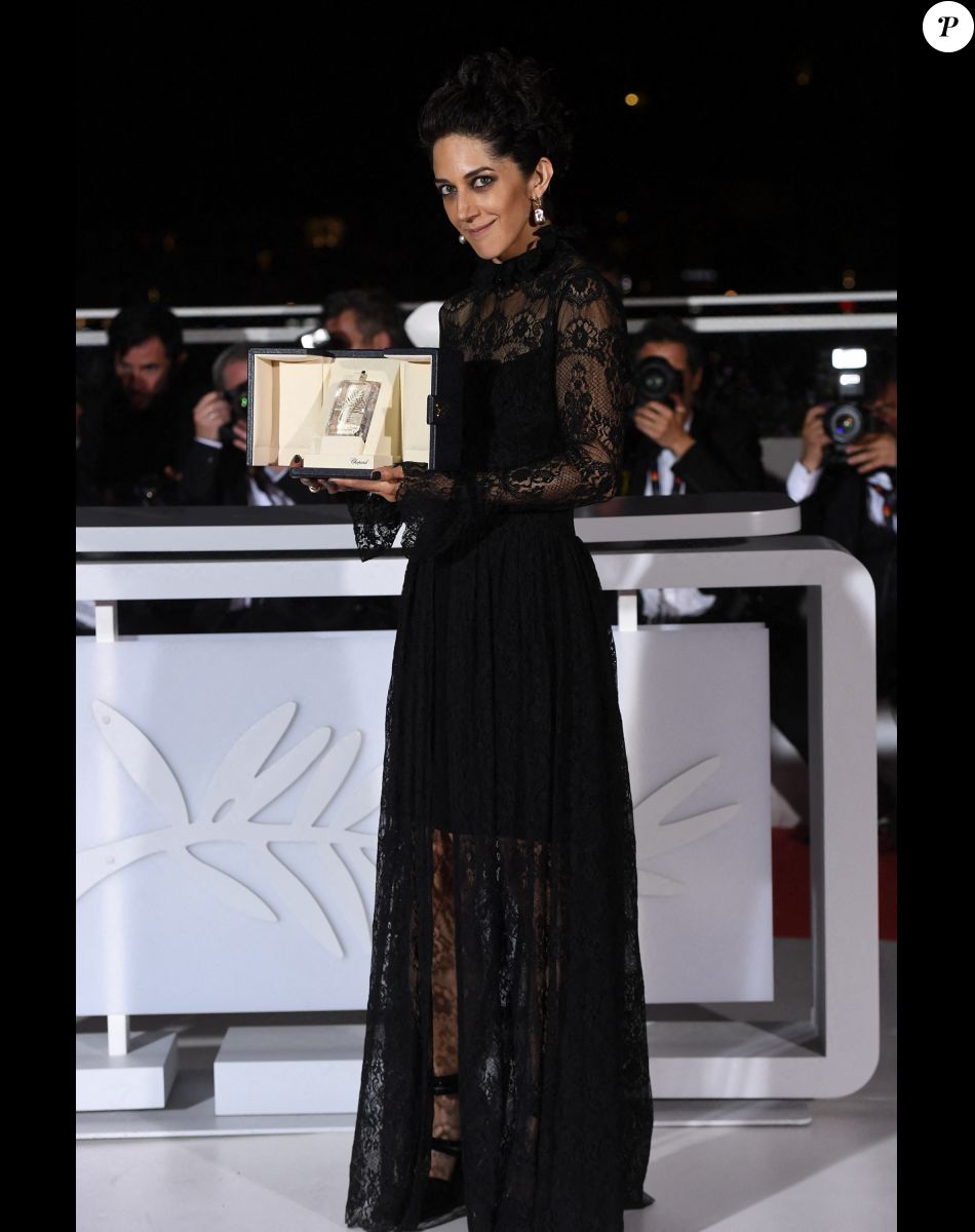 Zar Amir Ebrahimi (Prix d'interprétation féminine pour " Les Nuits de Mashhad ") - Photocall de la remise des palmes lors de la cérémonie de clôture du 75ème Festival International du Film de Cannes. Le 28 mai 2022