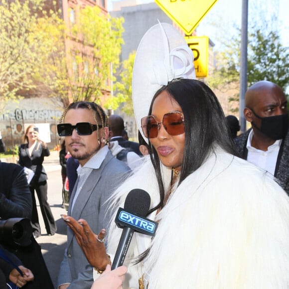 Naomi Campbell - Sortie de l'hommage à Andre Leon Talley à New York. Le 29 avril 2022.