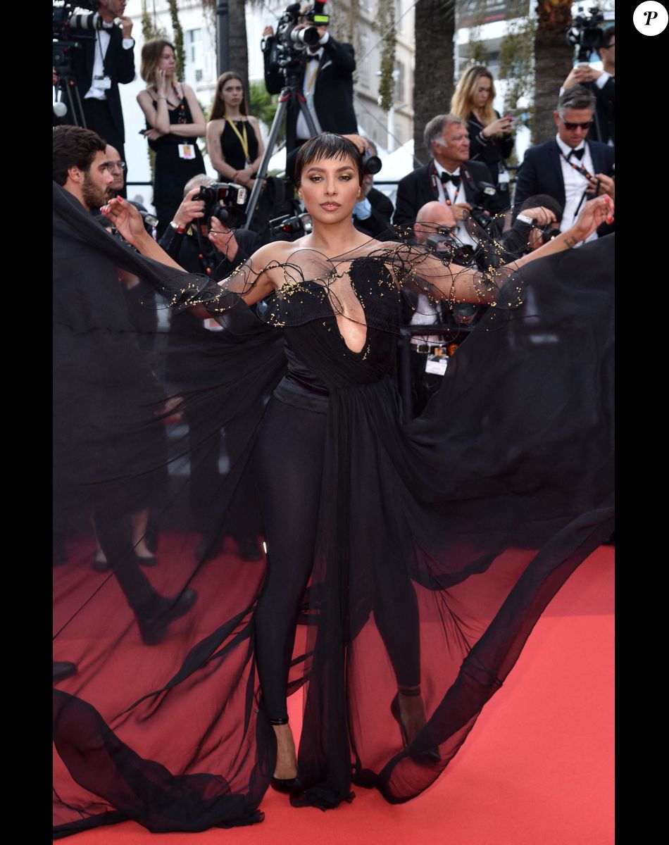 Kat Graham - Montée des marches pour la cérémonie de clôture du 75ème Festival International du Film de Cannes. Le 28 mai 2022 © Giancarlo Gorassini / Bestimage