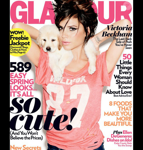 Victoria Beckham en couverture de Glamour
