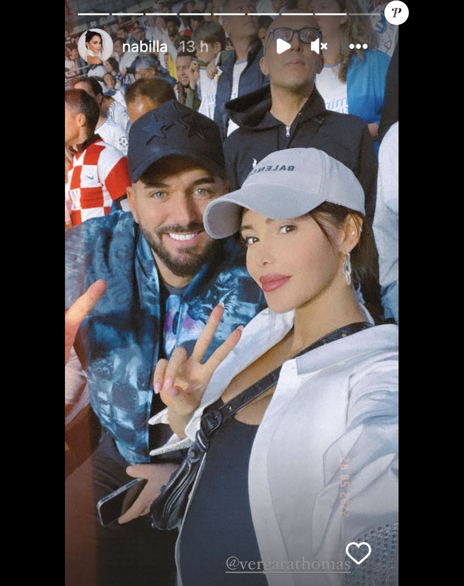 Nabilla assiste à la finale de la Ligue des Champions à quelques jours d'accoucher - Instagram