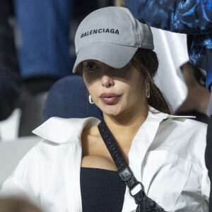 Nabilla Vergara (enceinte) - Les célébrités assistent à la victoire du Real Madrid face à Liverpool (1-0) en finale de la Ligue des Champions au stade de France. © Cyril Moreau / Bestimage