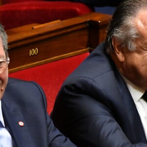 Patrick Balkany lors de la séance de questions au Gouvernement à l'Assemblée Nationale à Paris, le 25 octobre 2016. © Lionel Urman/Bestimage