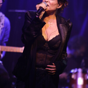 Charlotte Valandrey a fêté son 50e anniversaire lors de son concert au Zèbre de Belleville à Paris. Le 29 novembre 2018. © Cédric Perrin / Bestimage