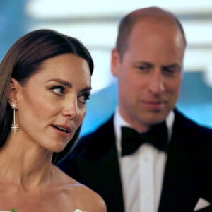 Le prince William, duc de Cambridge, et Catherine (Kate) Middleton, duchesse de Cambridge, à la première du film "Top Gun: Maverick" au cinéma Odeon, Leicester Square à Londres, le 19 mai 2022.