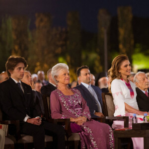 La reine Rania de Jordanie lors de la célébration du 76e anniversaire de la fête de l'indépendance de la Jordanie à Amman, Jordanie, le 25 mai 2022. 