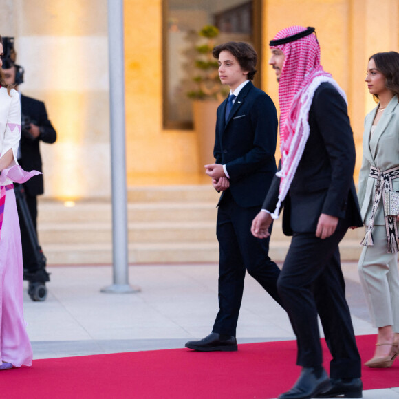 La reine Rania de Jordanie lors de la célébration du 76e anniversaire de la fête de l'indépendance de la Jordanie à Amman, Jordanie, le 25 mai 2022. 