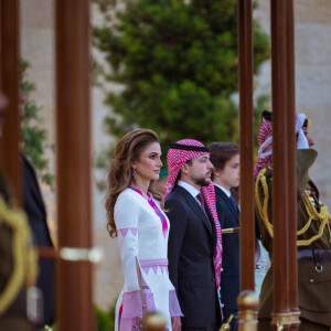 La reine Rania de Jordanie lors de la célébration du 76e anniversaire de la fête de l'indépendance de la Jordanie à Amman, Jordanie, le 25 mai 2022. 