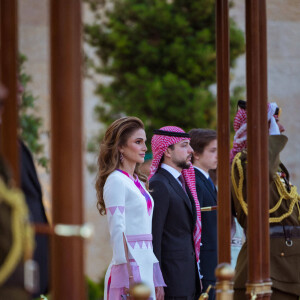 La reine Rania de Jordanie lors de la célébration du 76e anniversaire de la fête de l'indépendance de la Jordanie à Amman, Jordanie, le 25 mai 2022. 