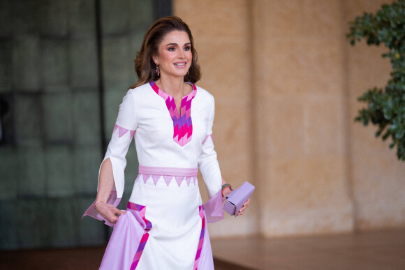 La reine Rania de Jordanie lors de la célébration du 76ème anniversaire de la fête de l'indépendance de la Jordanie à Amman, Jordanie, le 25 mai 2022. © Dana Press/Bestimage 