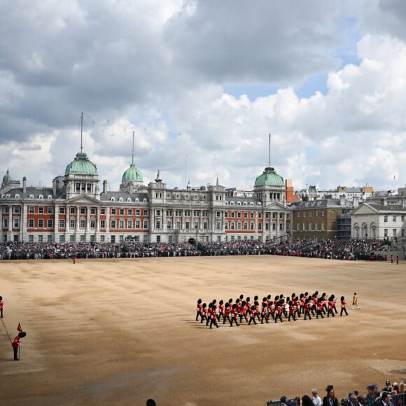 Illustrations de la parade militaire "Trooping the Colour" dans le cadre de la célébration du jubilé de platine (70 ans de règne) de la reine Elizabeth II à Londres, le 2 juin 2022.  Illustrations of the "Trooping the Colour" military parade as part of the celebration of the platinum jubilee (70 years of reign) of Queen Elizabeth II in London, June 2, 2022. 