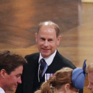 Le prince Harry, duc de Sussex et Meghan Markle, duchesse de Sussex - Les membres de la famille royale et les invités lors de la messe célébrée à la cathédrale Saint-Paul de Londres, dans le cadre du jubilé de platine (70 ans de règne) de la reine Elisabeth II d'Angleterre. Londres, le 3 juin 2022.