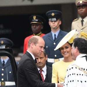 La princesse Anne d'Angleterre, Catherine Kate Middleton, duchesse de Cambridge, le prince William, duc de Cambridge - Les membres de la famille royale et les invités lors de la messe célébrée à la cathédrale Saint-Paul de Londres, dans le cadre du jubilé de platine (70 ans de règne) de la reine Elisabeth II d'Angleterre. Londres, le 3 juin 2022.